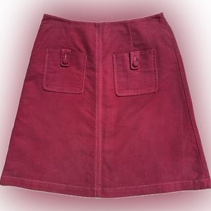 Boden Cambridge Patch Pocket A-line skirt in bright pink size 6L